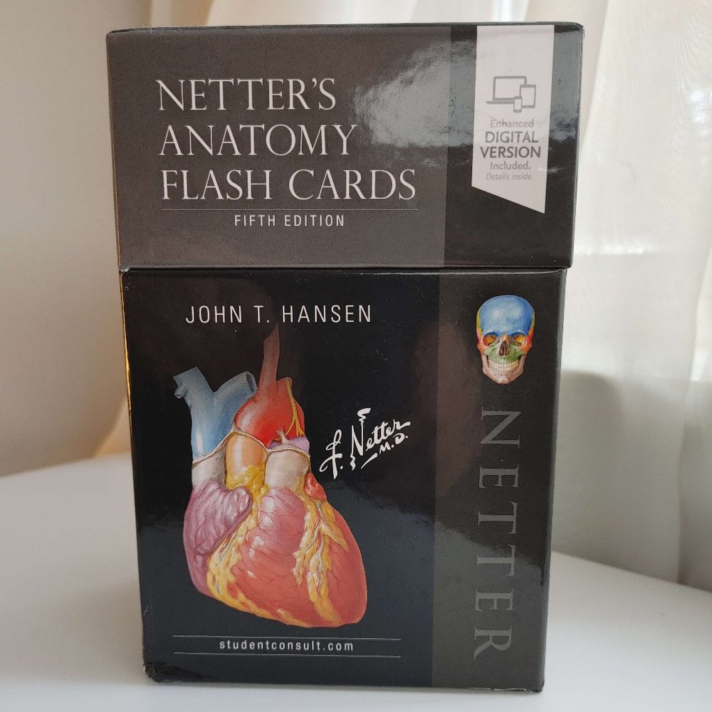 5th Edition Netter's Anatomy Flashcards - Barely Used